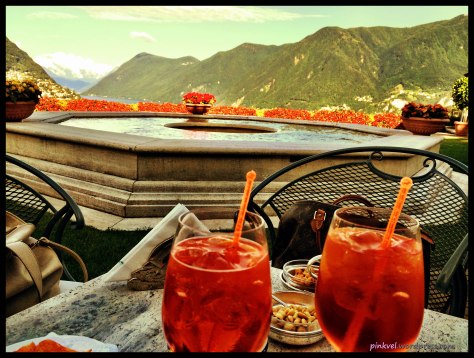 We also had a wonderful Aperitivo with unique view of the lake and the surrounding mountains